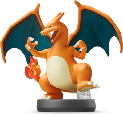 Charizard Amiibo Figure - Super Smash Bros Charizard Amiibo (400x371), Png Download