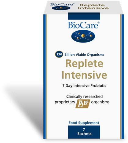 Biocare Replete Intensive Probiotic Sachets 7 Sachets - Biocare Replete Intensive - Pack Of 7 Sachets (550x550), Png Download