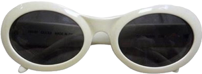 Glasses Whiteglasses Clout Cloutglasses Trend Niche - Picsart Photo Studio (1024x1024), Png Download