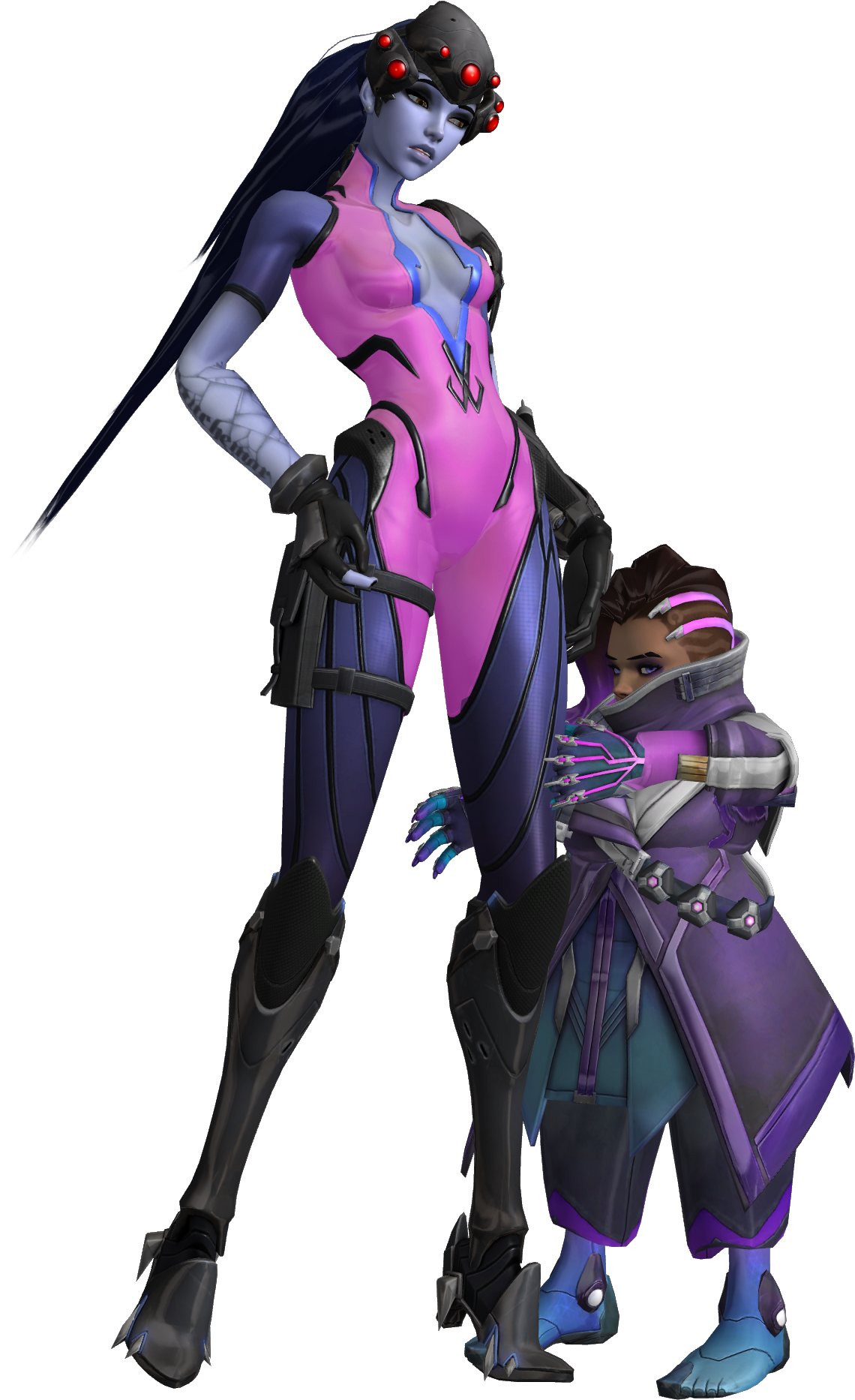 Widowmaker And Her Child - Child (2560x1920), Png Download
