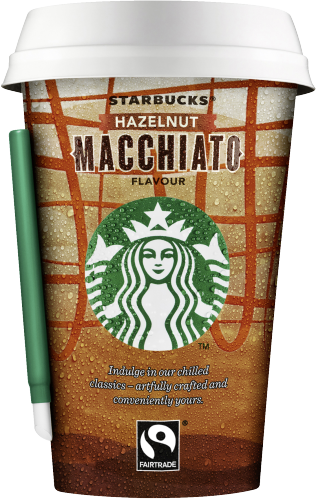 Starbucks Hazelnut Macchiato 220ml - Starbucks Asda (316x499), Png Download