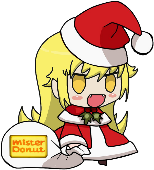 Padoru Padoru - Mister Donut (640x720), Png Download