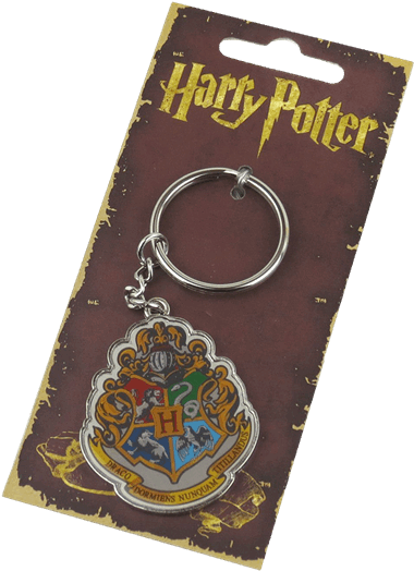 Harry Potter Hogwarts Crest Keyring (600x600), Png Download