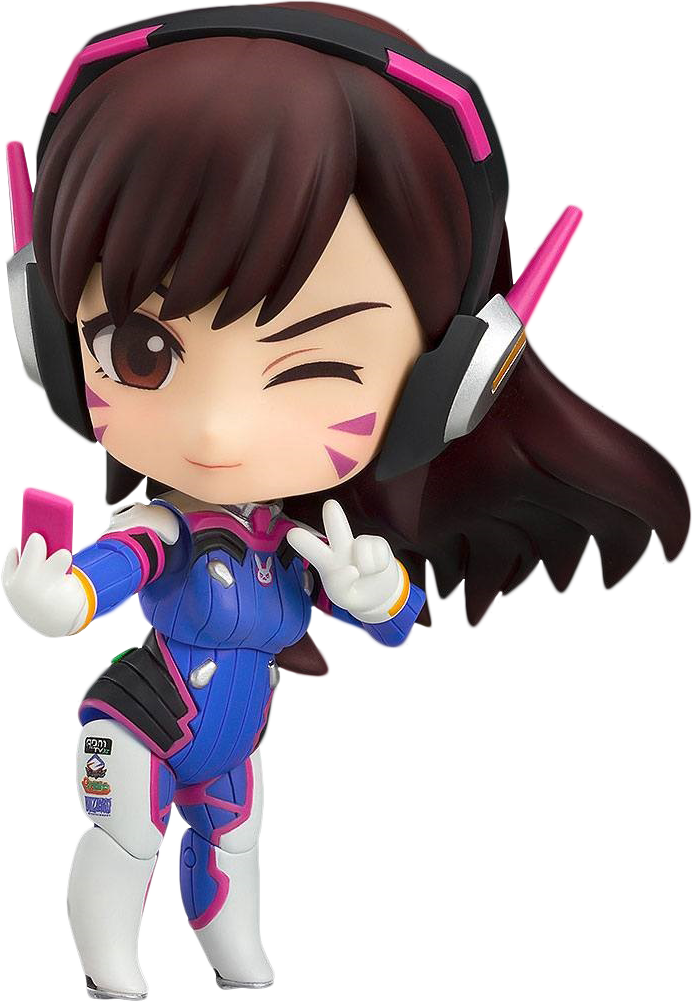 Overwatch - Nendoroid D Va (692x1002), Png Download