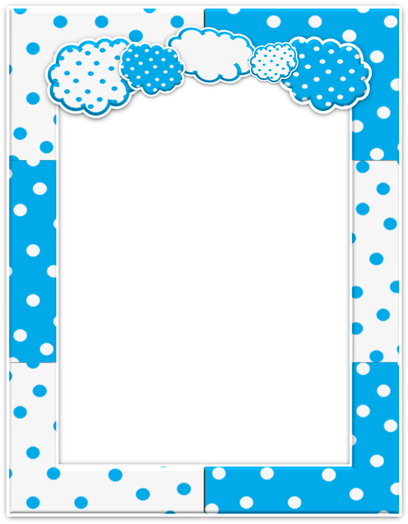 Mas Nubes - Marcos Y Bordes Celestes (838x1072), Png Download