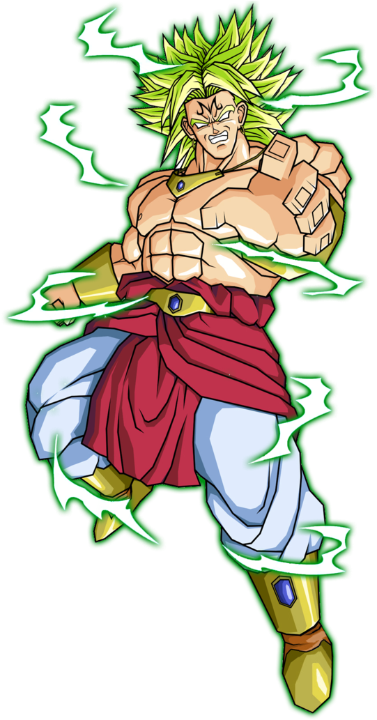 Dragon Ball Z What If In The Super 17 Saga If Broly - Broly 7 (774x1032), Png Download