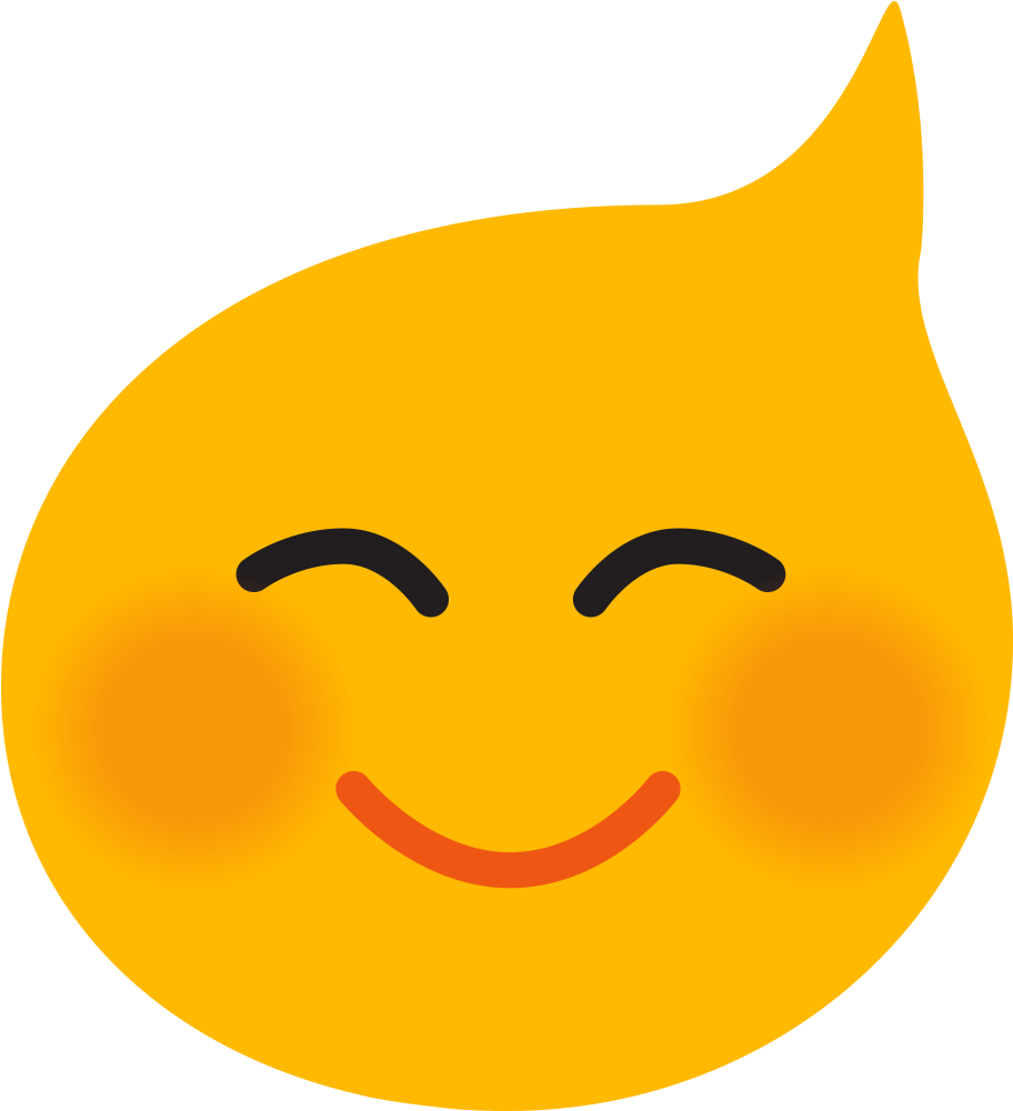 This Is A Sticker Of An Smile Emoji - Emoji (1000x1000), Png Download