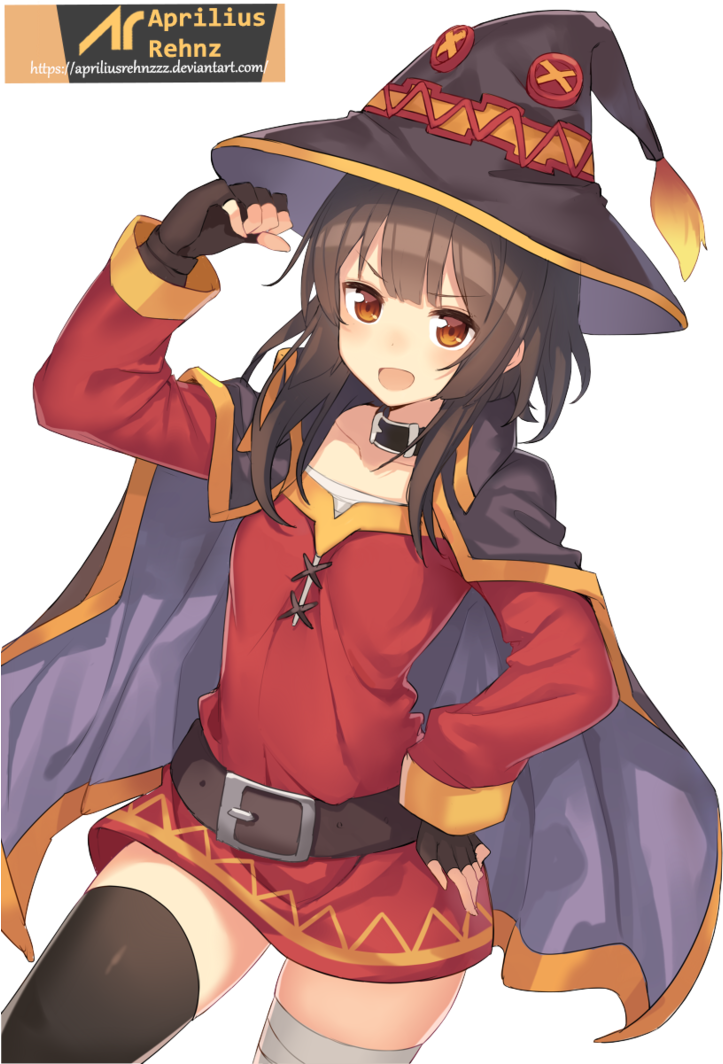 2 By Apriliusrehnzzz - Megumin Waifu (751x1063), Png Download
