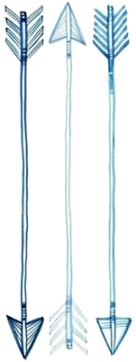 Free Arrow Clipart With No Background 6 - Arrow Tumblr Blue (400x425), Png Download