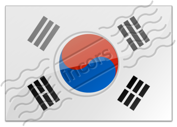 South Korea Flag Icons (600x600), Png Download