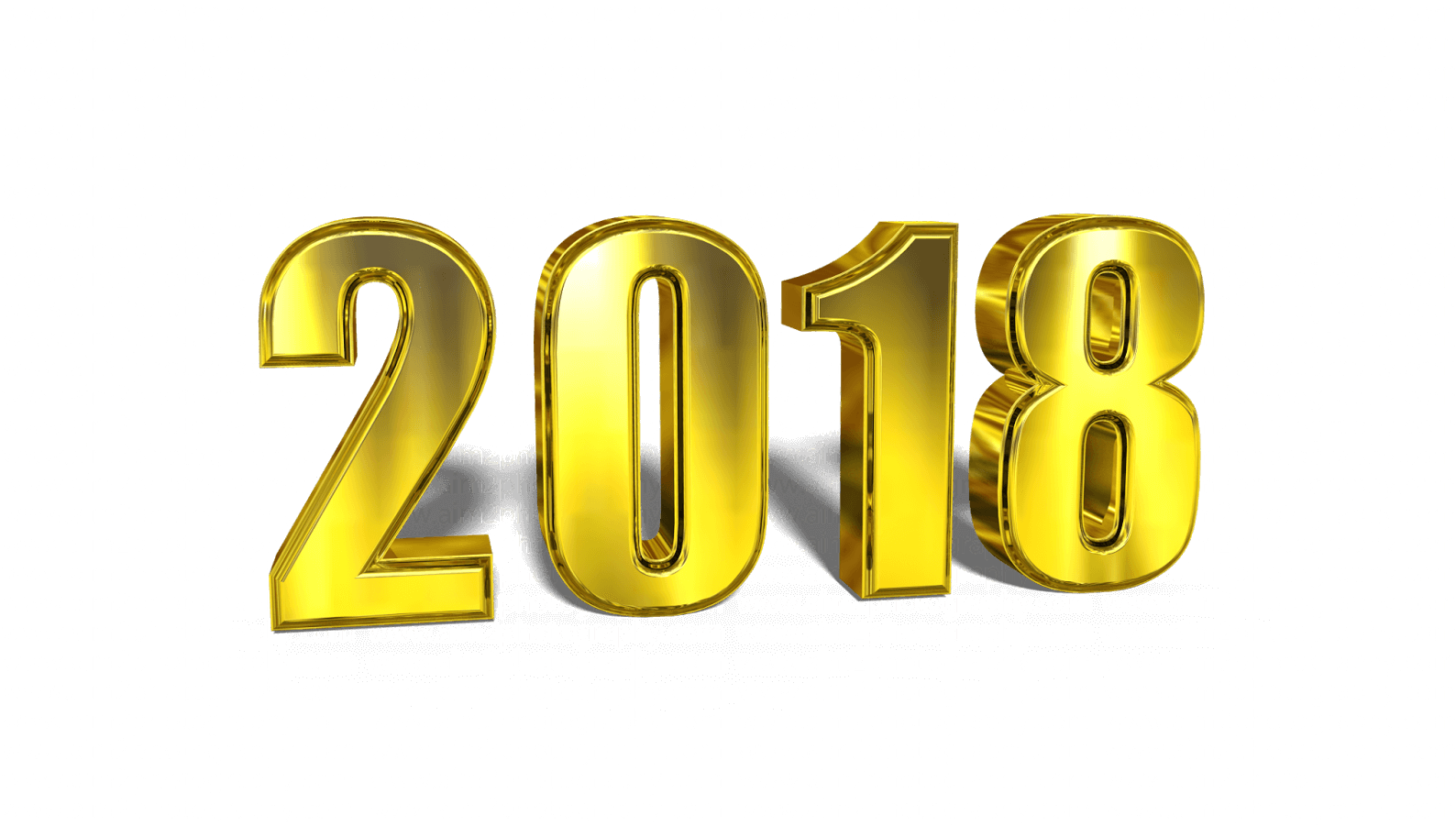 New Year 2017 Png - 2018 New Year Png (1600x914), Png Download