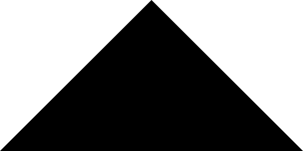 Png File - Black Triangle No Background (980x490), Png Download
