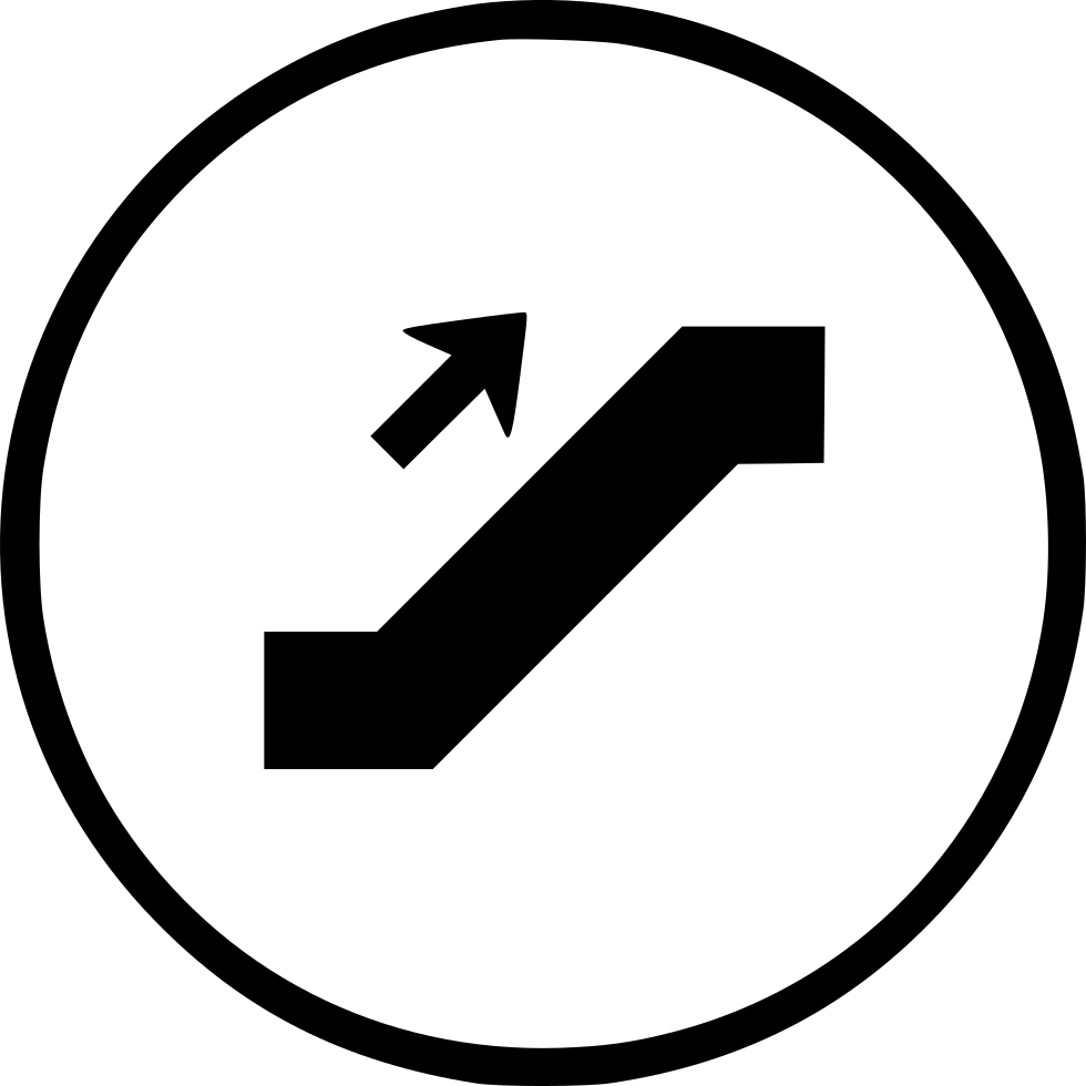 Escalator Ascendant Stair Comments - Escalator (980x980), Png Download