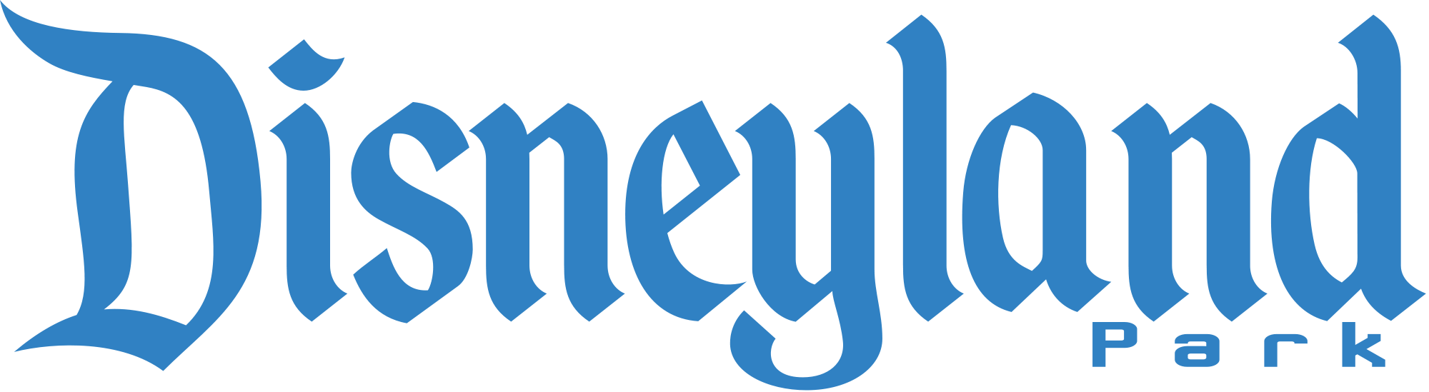 Open - Disneyland Logo Png (2000x549), Png Download