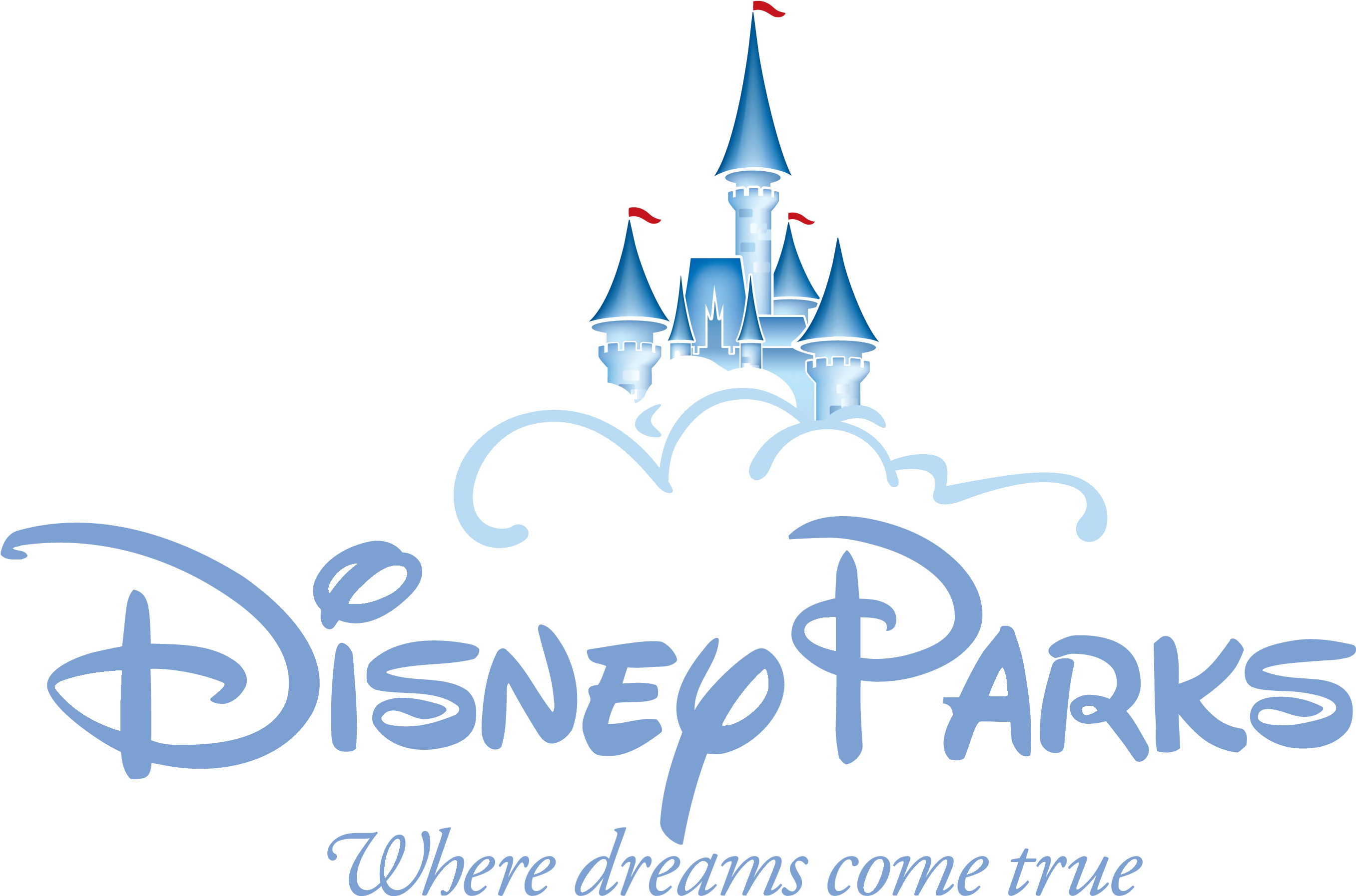 Clip Art Black And White Library Parks Announces New - Logo Disneyland Where Dreams Come True (2713x1867), Png Download