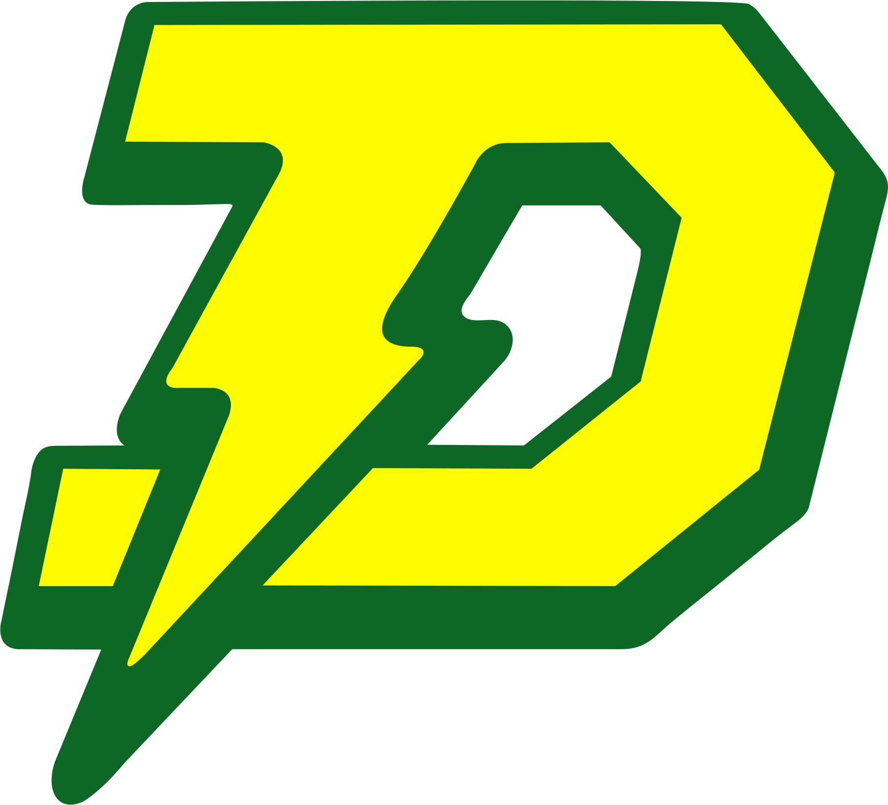 Dow Chargers - Midland Dow High School (1798x1630), Png Download