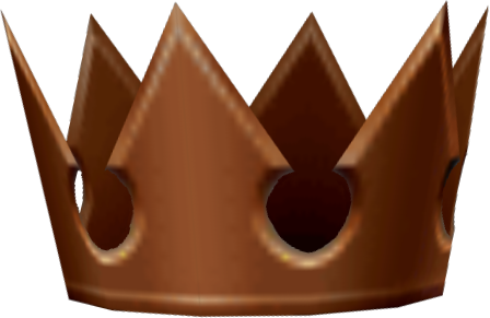 Kingdom Hearts Crown Png - Bronze Crown Transparent (448x291), Png Download