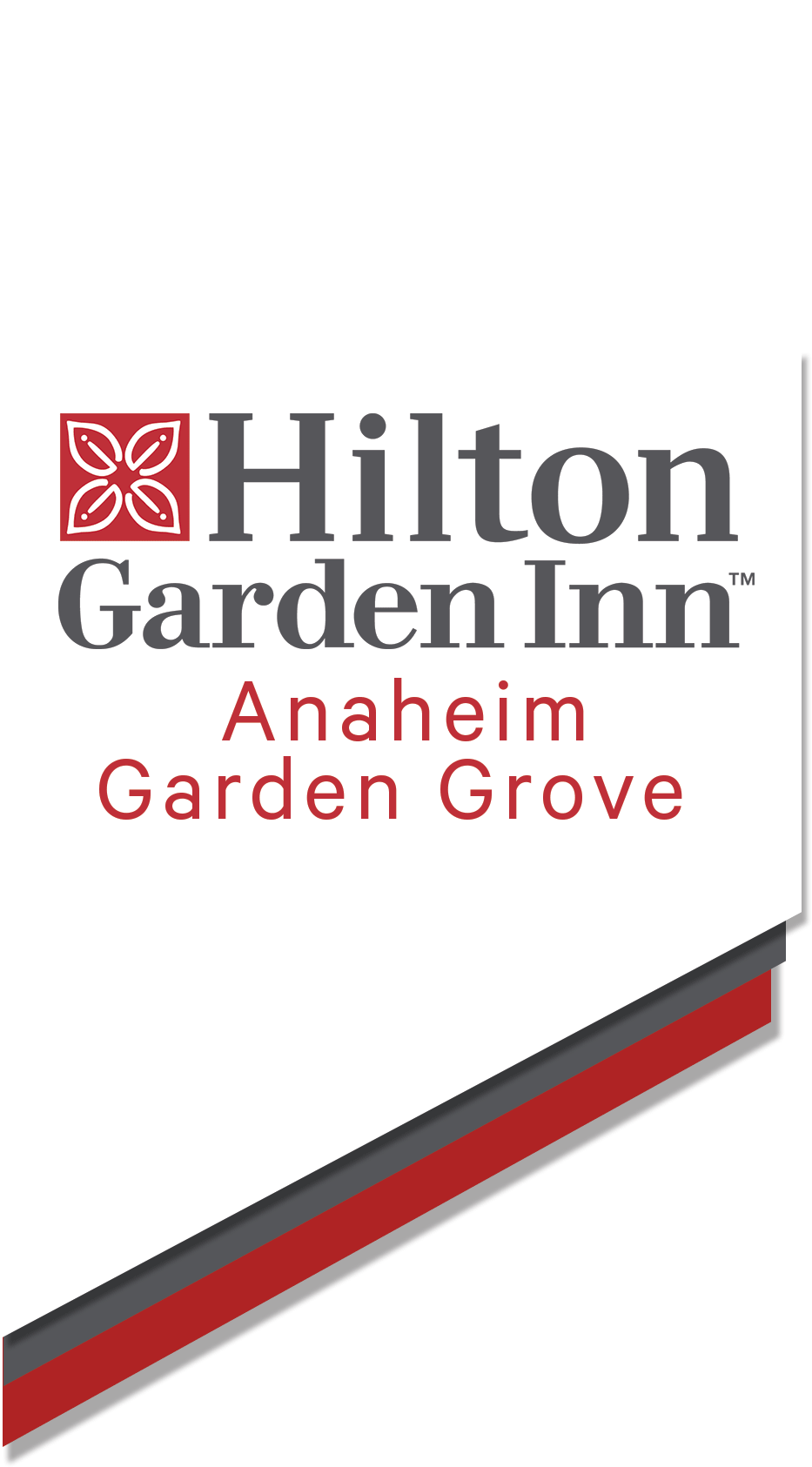 Hilton Garden Inn Hotel Anaheim/garden Grove - Anaheim Majestic Garden Hotel (1130x1851), Png Download