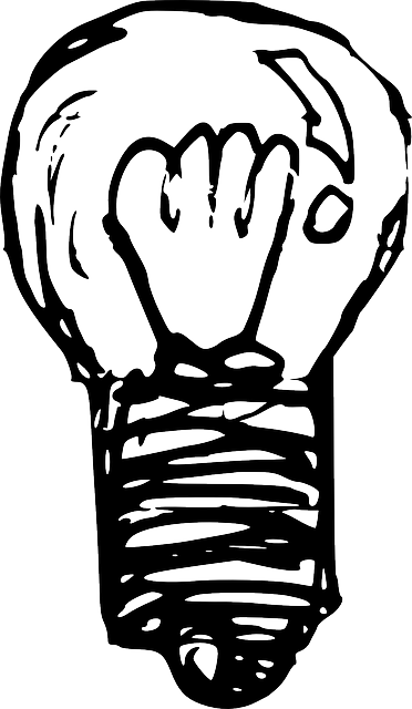 Bulb, Lamp, Light, Electric Bulb, Energy, Power, Idea - Light Bulb Sketch Png (372x640), Png Download