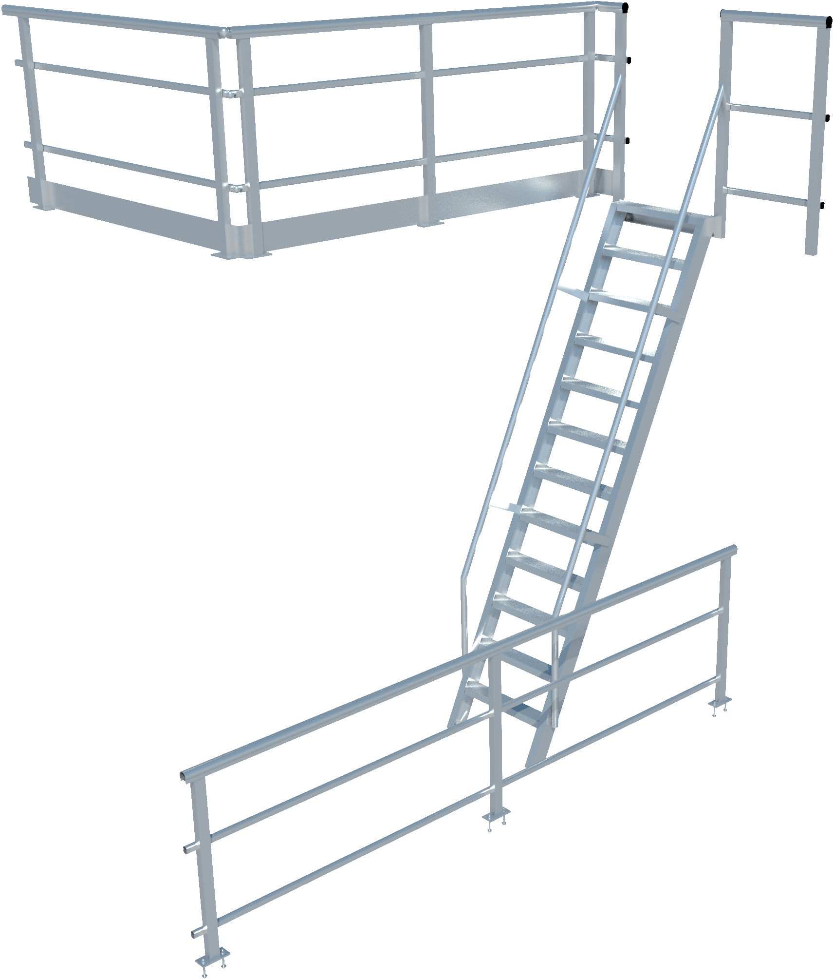 Aluminium Stair - Stairs (4000x3000), Png Download