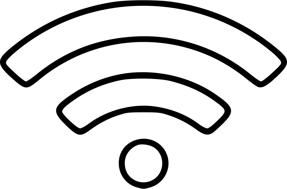 Png File - Wifi Icon Png White (980x646), Png Download