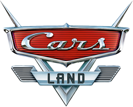 First, I Have No Affiliation With Disney, Disneyland, - Cars Land Disneyland Logo (428x346), Png Download