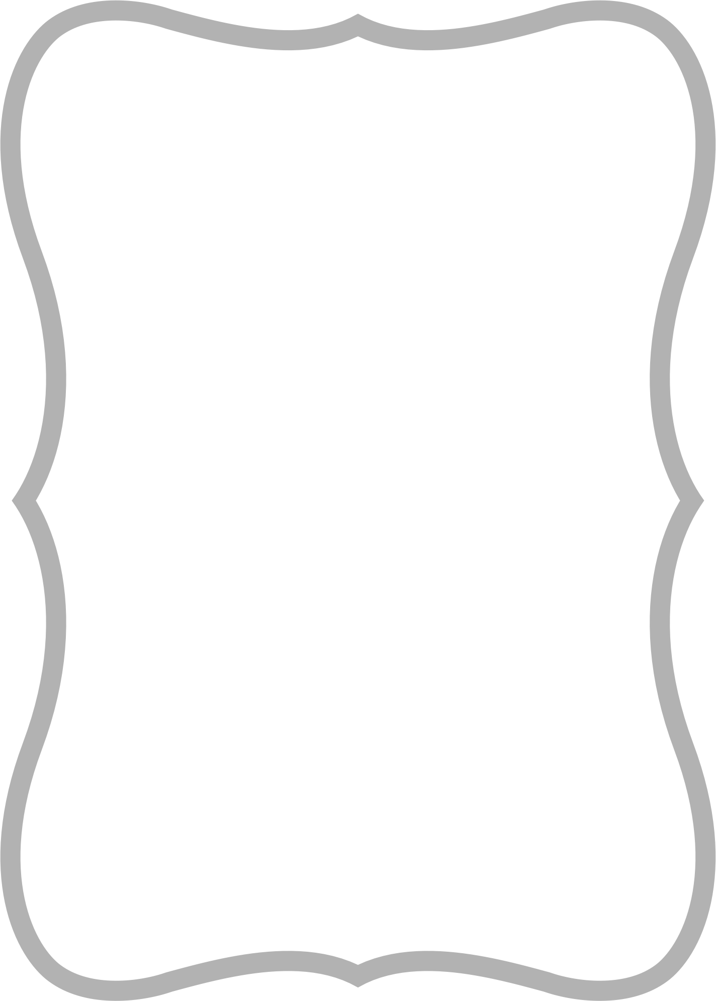 Chain Border For Microsoft Word (582x764), Png Download