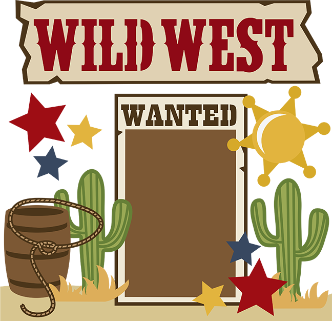 Wild West Svg Collection Svg Files For Scrapbooking - Wild Wild West Clip Art (648x626), Png Download