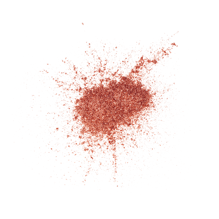 Collab Glitter And Go Lip Pigment Fetish Swatch - Gold Glitter (750x749), Png Download
