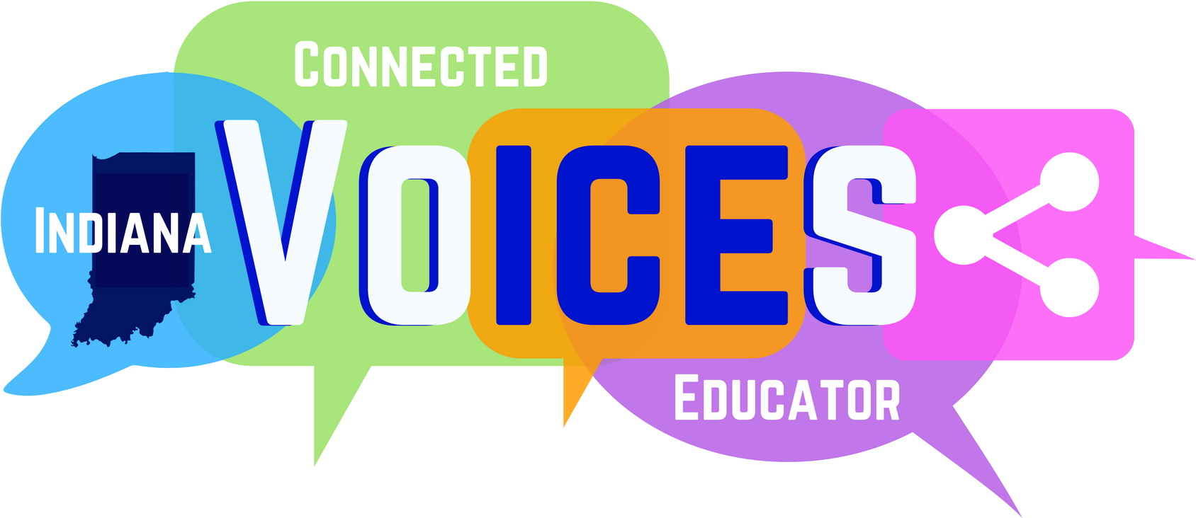 Voices Logo With Outline Transparent - Text (1920x1080), Png Download