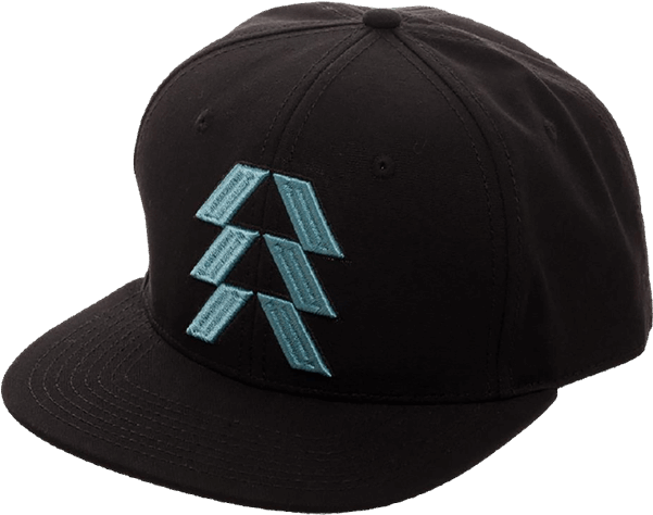 All Black New York Yankees Cap (600x600), Png Download