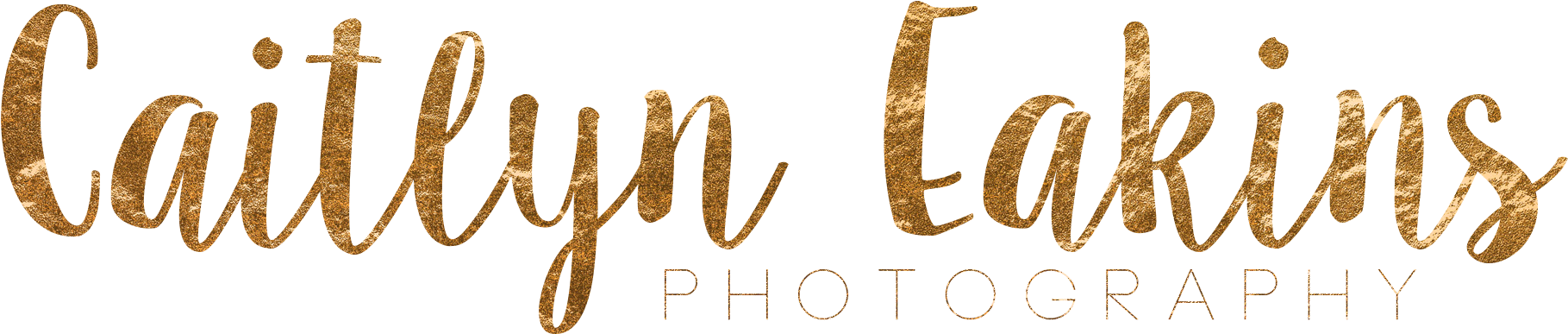 Caitlyn Eakins Photography - Calligraphy (1861x474), Png Download