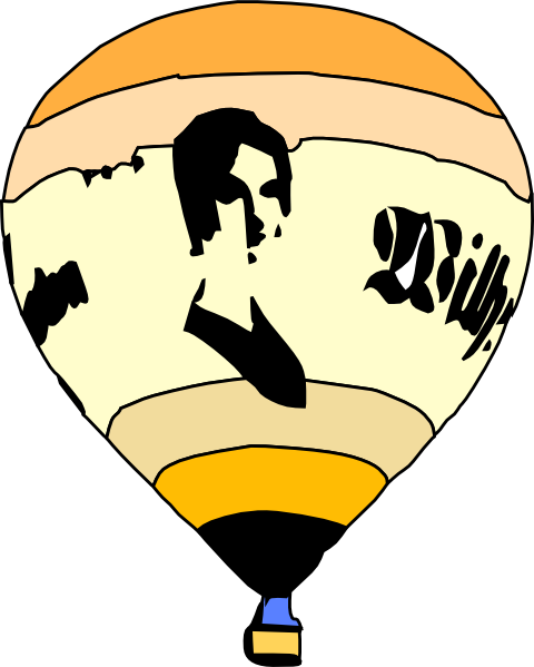 Free Vector Hot Air Balloon Clip Art - Hot Air Balloon Clip Art (480x599), Png Download