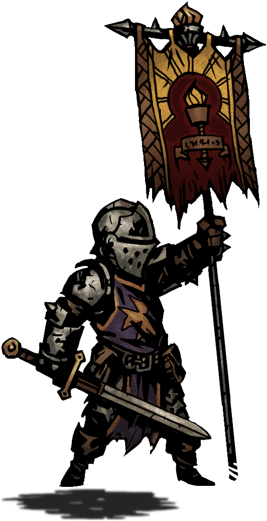 Darkest Dungeon Female Crusader (532x1038), Png Download