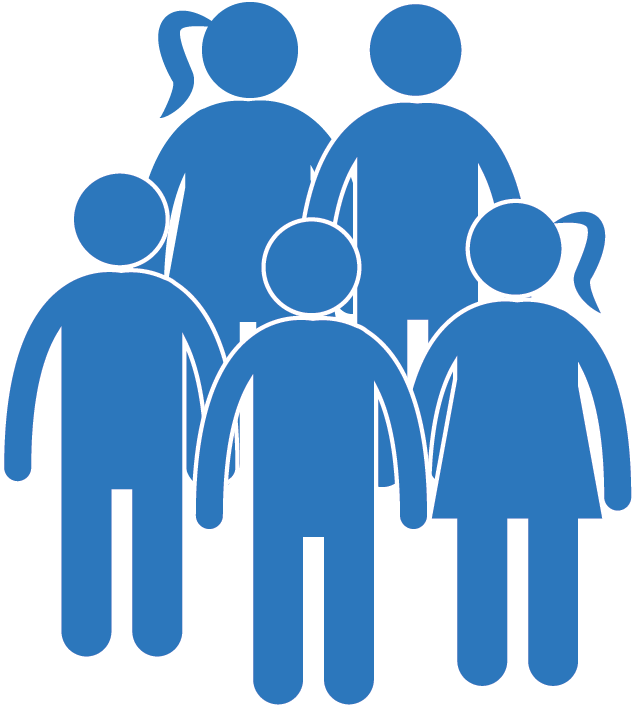 Group Png - Group Icon Png Blue (635x709), Png Download