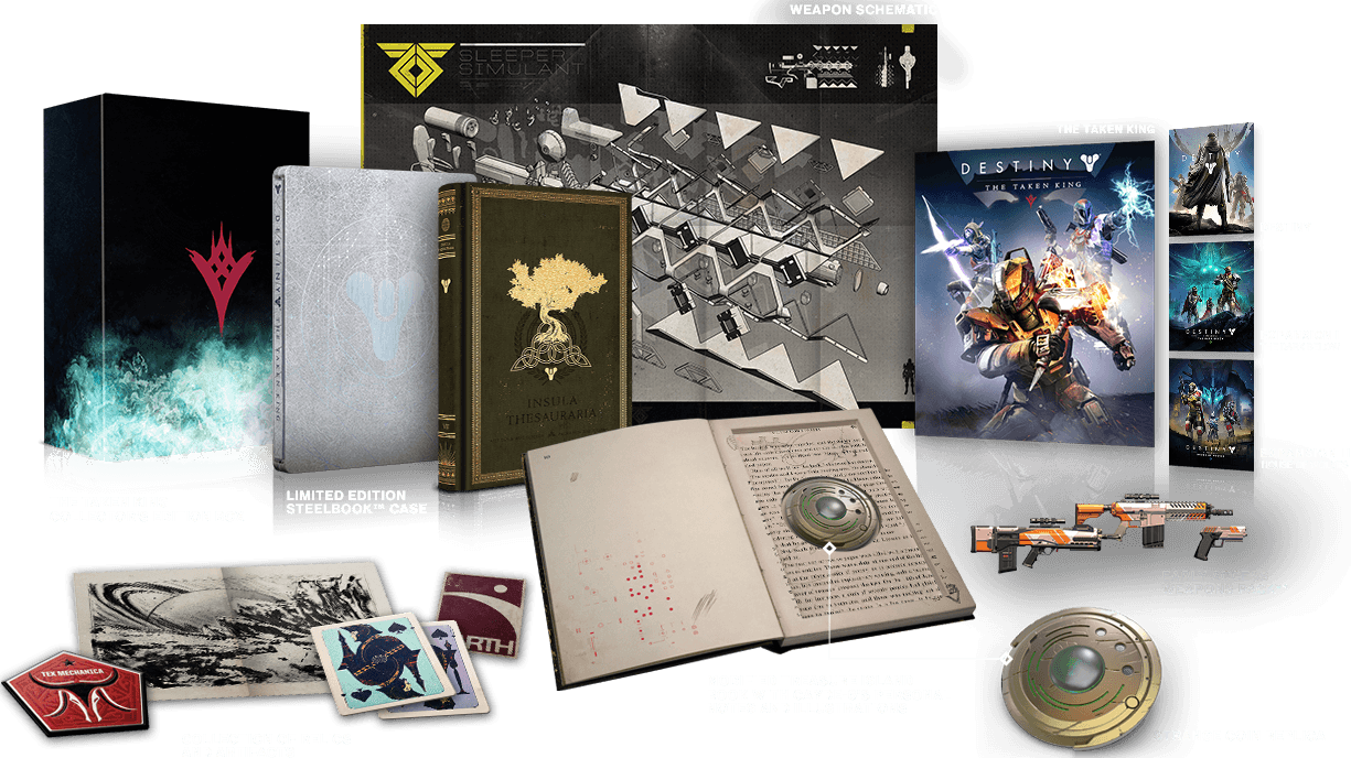 Destiny The Taken King Physical Collector's Edition - Destiny The Taken King Collectors Edition Ps4 Game (1225x688), Png Download