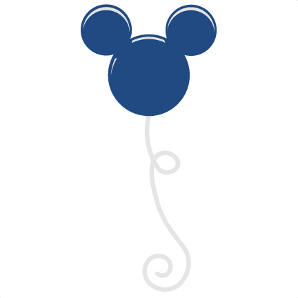 Clip Art Freeuse Baloon Vector Svg - Mickey Mouse Balloons Clip Art (432x432), Png Download