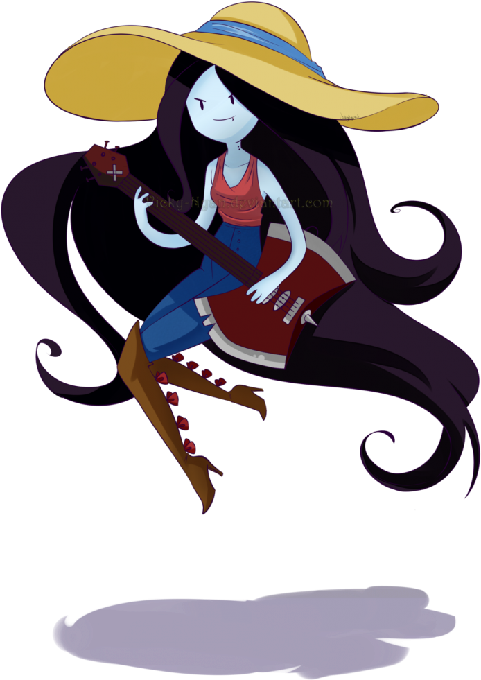 Adventure Time Free Png Image - Adventure Time Marceline Jake (731x1024), Png Download