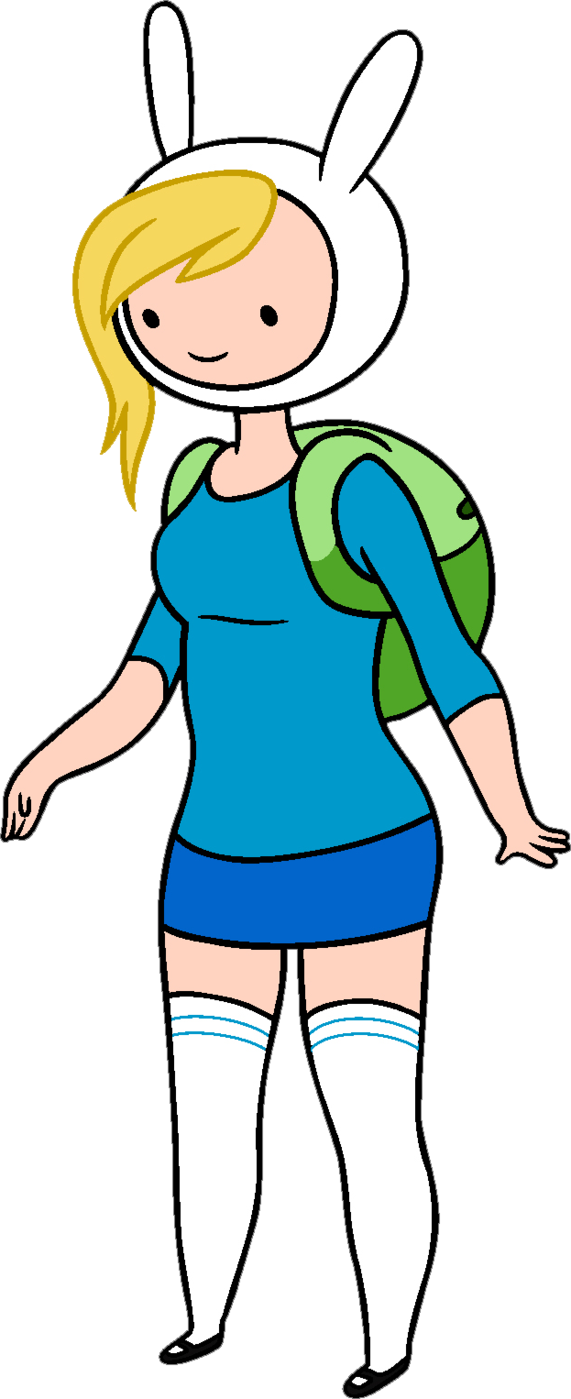 Adventure Time Transparent Images - Adventure Time Fionna (417x1024), Png Download
