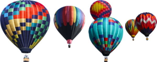 Airballons Freetoedit - Hot Air Balloon Artists (600x240), Png Download