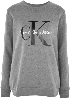 Logo Crew Neck Sweatshirt By Calvin Klein - Crew Neck (400x400), Png Download