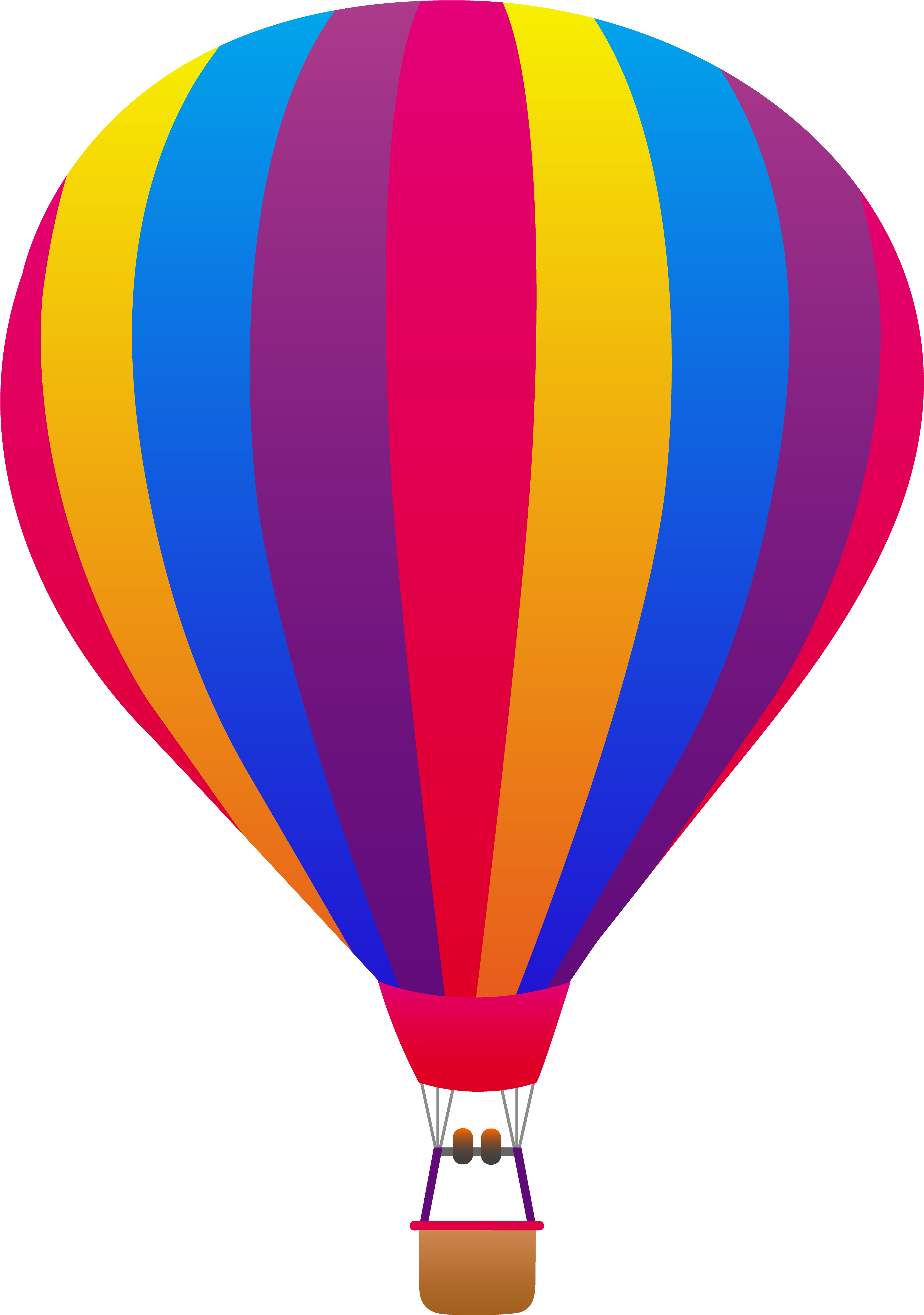 Top 80 Hot Air Balloon Clip Art - Globos Aerostaticos En Dibujo (4114x5559), Png Download