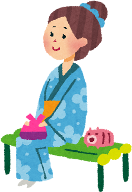 Hanabi Woman - Japan Png (312x400), Png Download