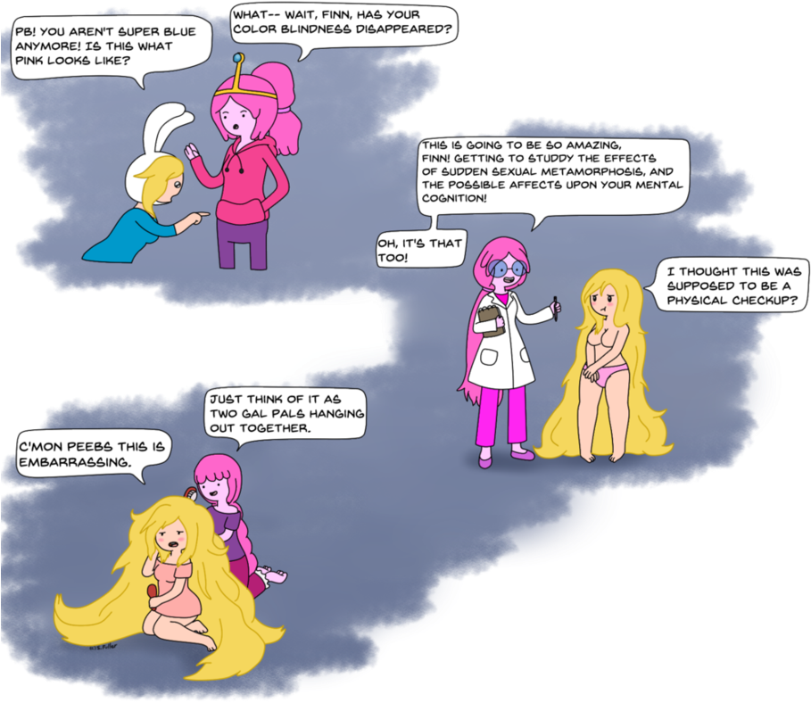 What Wait, Finn, Has Your Color Blindness Disappeared - Finn The Human Tg (939x851), Png Download