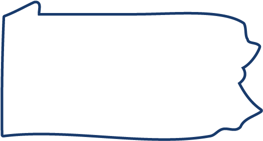 Pennsylvania - Line Art (602x602), Png Download