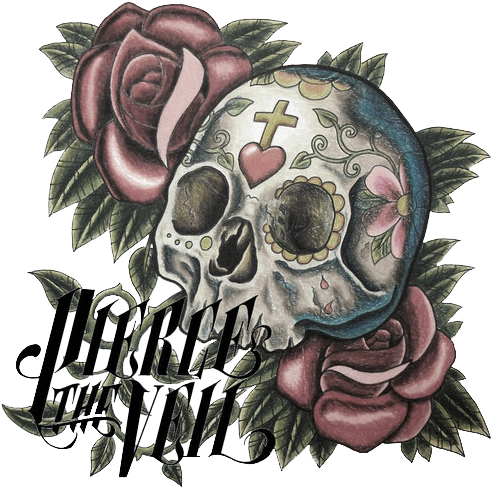 Mine Pierce The Veil Skull Transparent Band Edit - Pierce The Veil Logos (500x503), Png Download