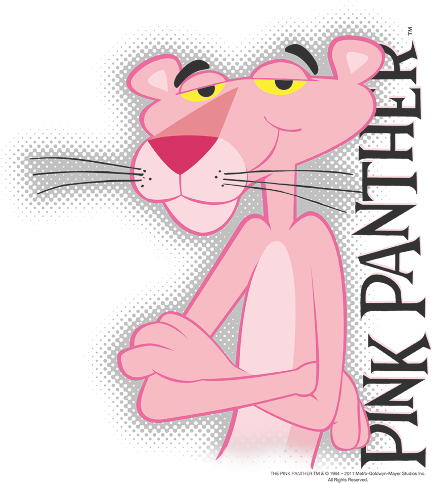 Pink Panther Cool Cat Juniors Shirt Sons Of Gotham - Pink Panther (864x969), Png Download