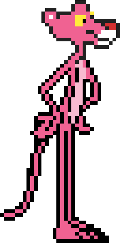 The Pink Panther - Bead (1200x1200), Png Download
