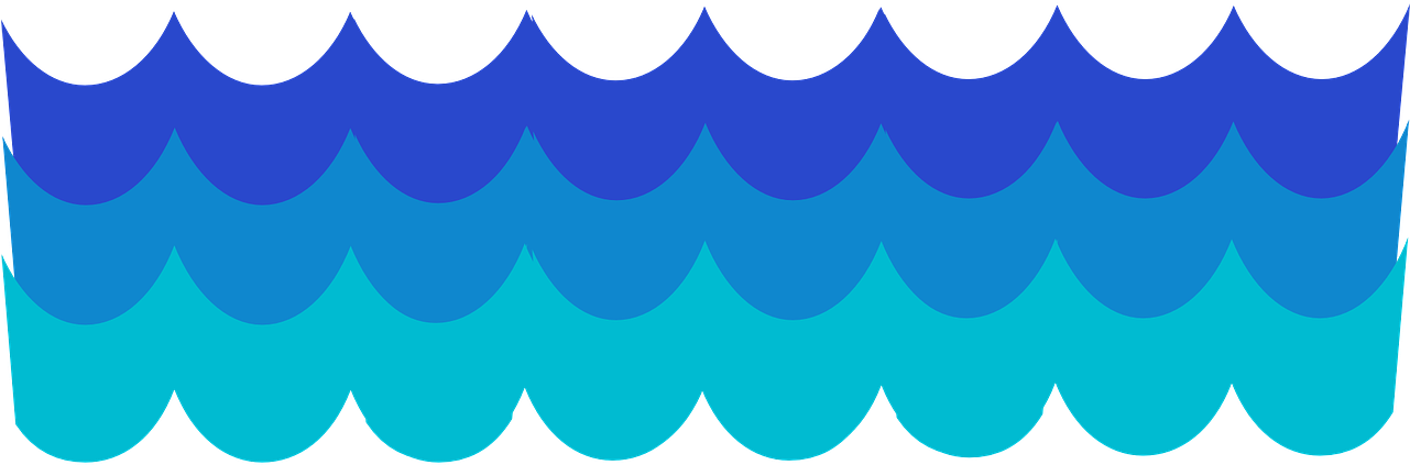 Blue Png Primary Backgrounds Objects Bluepng - Olas De Mar Png (1280x640), Png Download