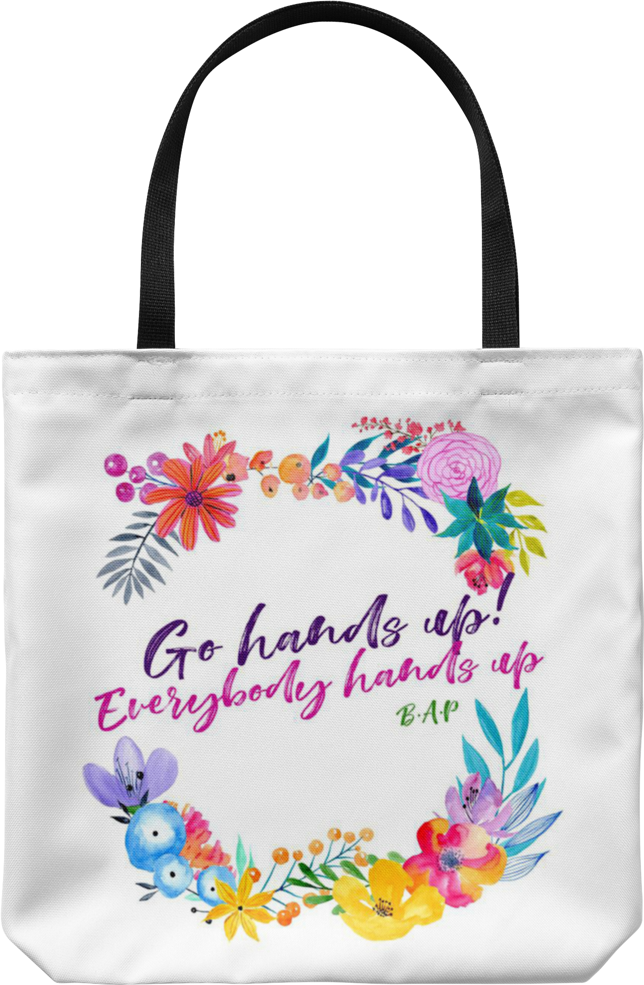 P "hands Up" Tote Bags - Hands Up (1024x1024), Png Download